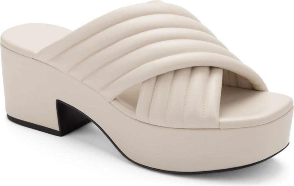 Mercedes Castillo Veronica Leather Platform Sandals Preppy Minimalist 11/